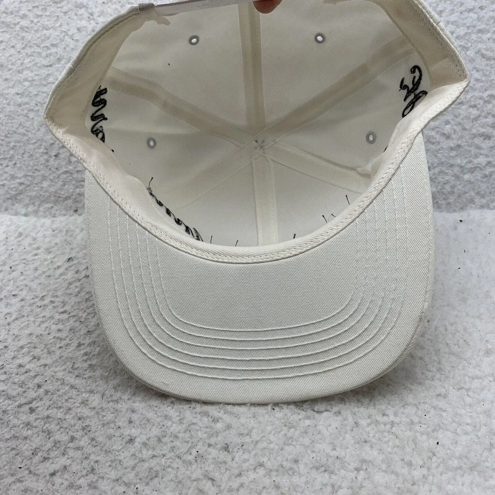 VTG‎ K-Products 50th Anniversary Blockhead Hat Snapback OSFM White Big Logo Rare